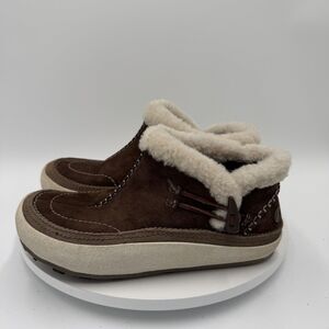 Merrell Spirit Tibet Womens 8 Low Boot Brown Suede Insulated Polartec Thinsulate